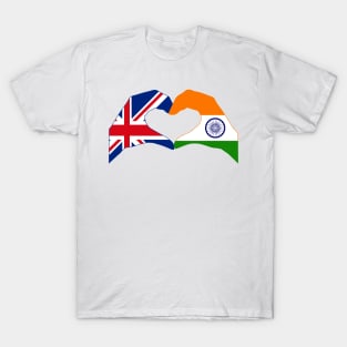 We Heart UK & India Patriot Flag Series T-Shirt